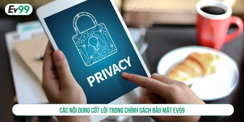 Các nội dung cốt lõi trong chính sách bảo mật EV99