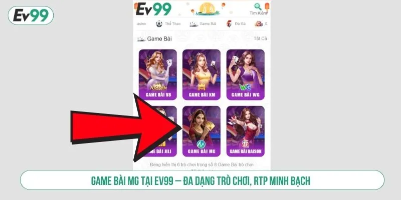 game bài MG