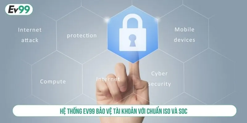 Hệ thống EV99 bảo vệ tài khoản với chuẩn ISO và SOC