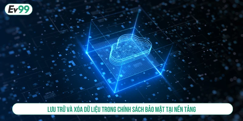 Lưu trữ và xóa dữ liệu trong chính sách bảo mật tại nền tảng